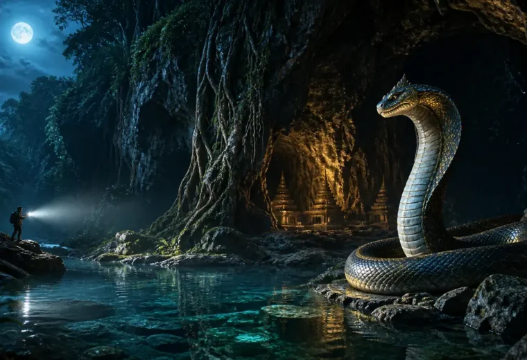 ular gaib penjaga gua dan mata air dalam legenda Nusantara